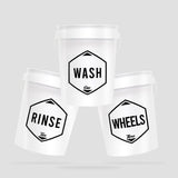 9" Vinyl Stickers for Buckets